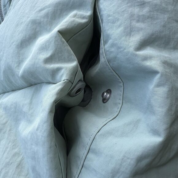 Zara Puffer Jacket Men's Green Mock Neck Long Sleeve Pocket Detail Zip-Up Medium - Picture 8 of 17